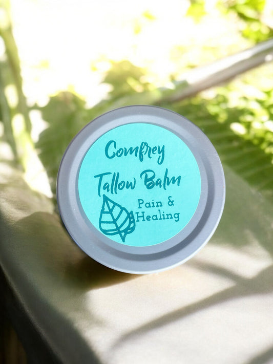 Comfrey-infused Tallow Balm - 4oz. Jar