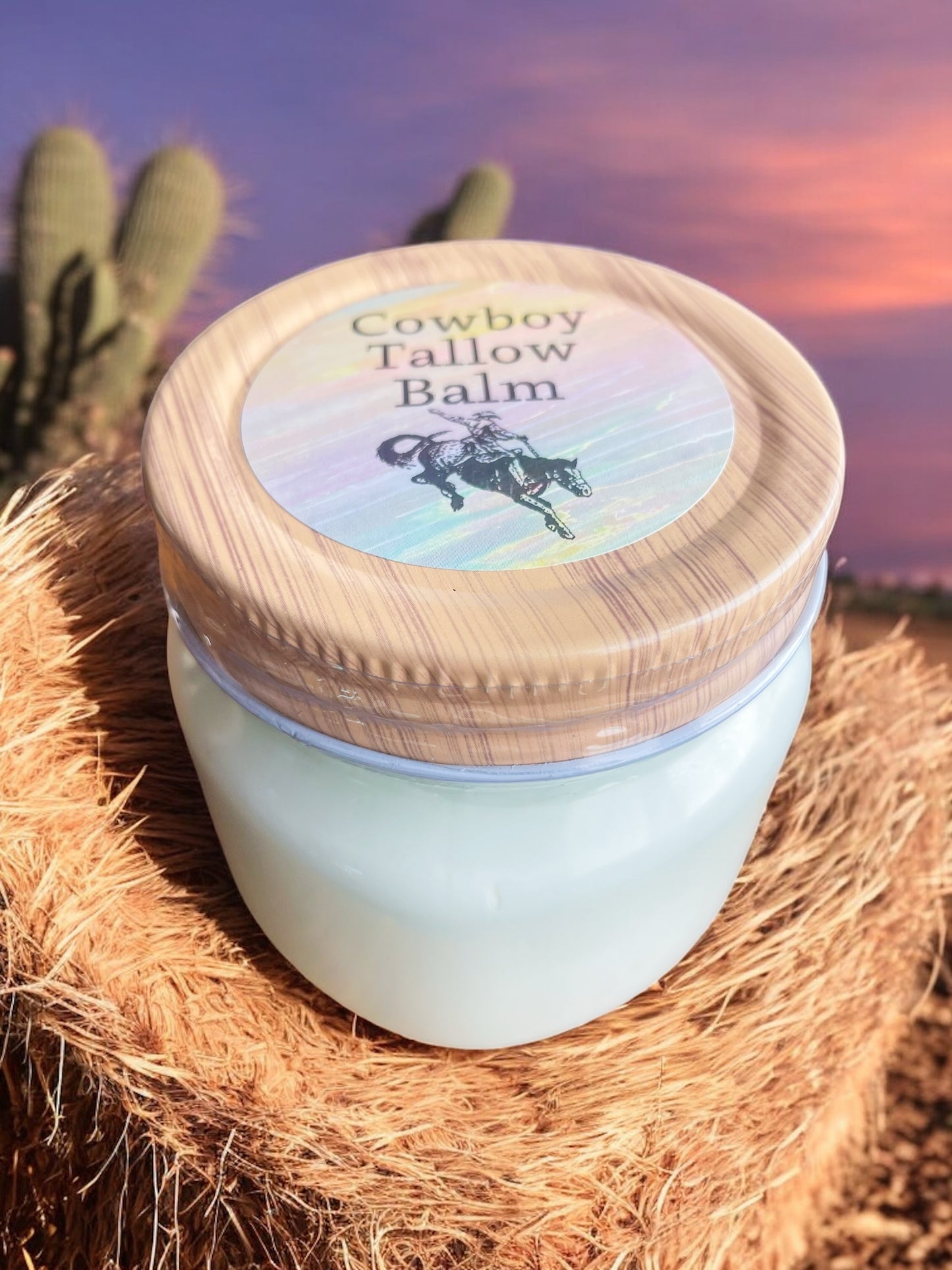 Cowboy Tallow Lotion - 8oz. Jar