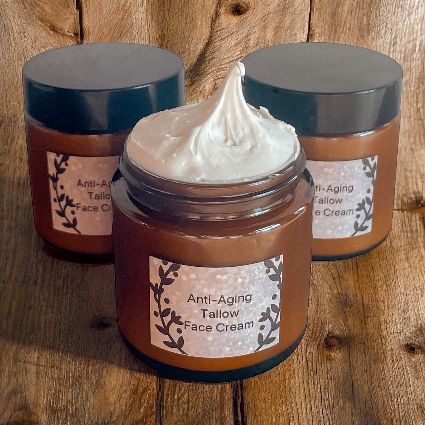 Anti-aging Tallow Face Cream - 4.2oz Glass Jar