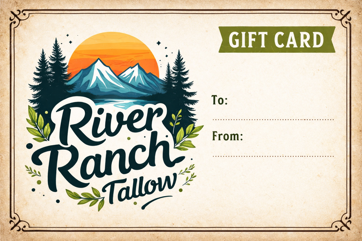 Gift Card ~ Digital
