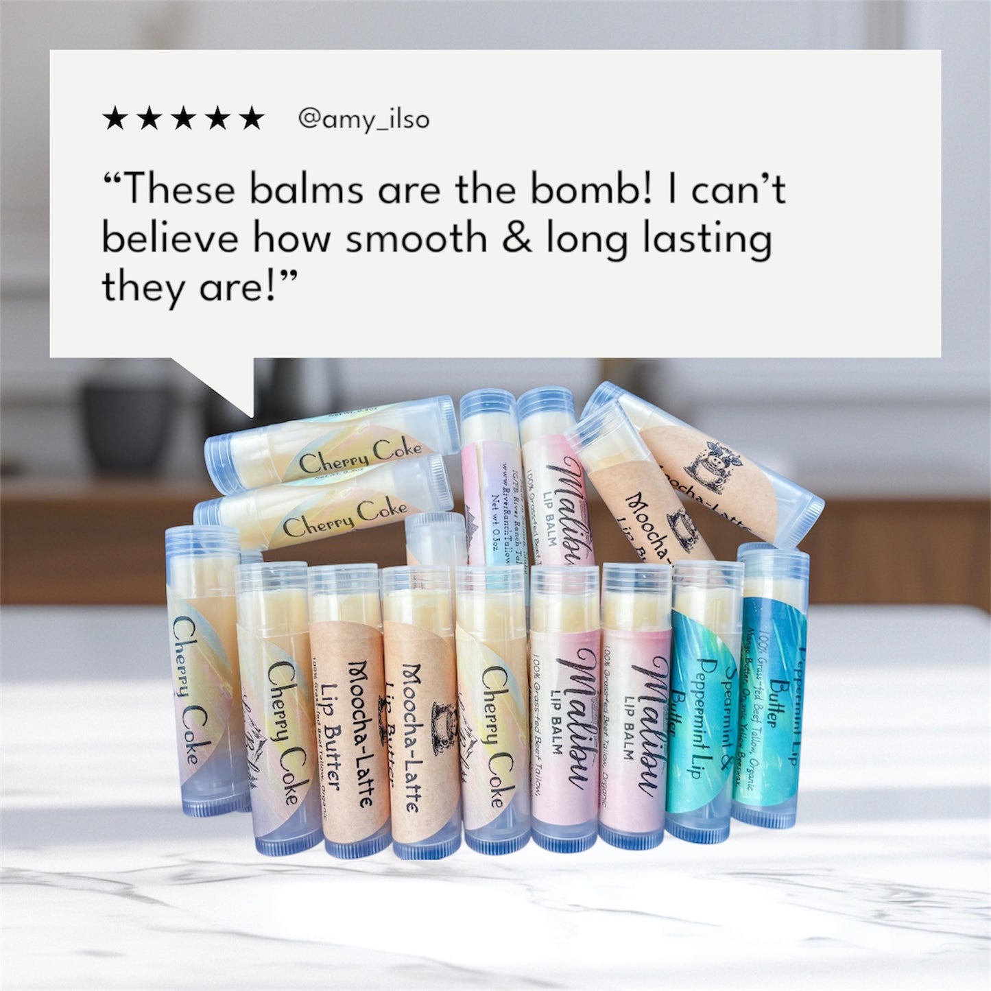 Malibu - Grapefruit & Vanilla Tallow Lip Balm - .30oz