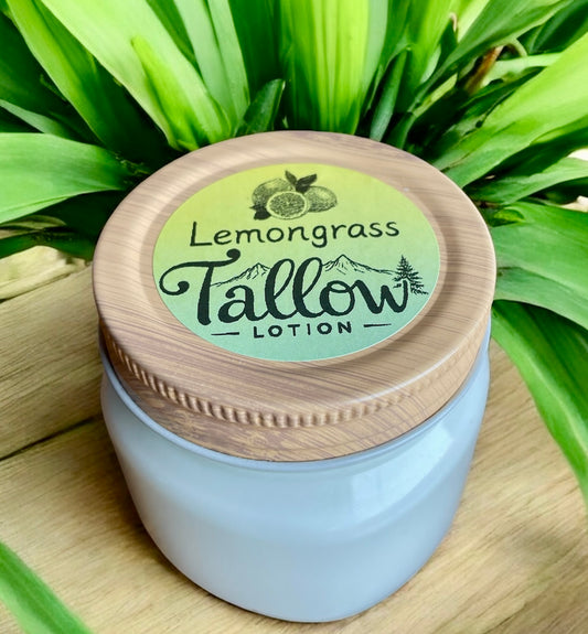 Lemongrass Tallow Lotion - 8oz. Jar