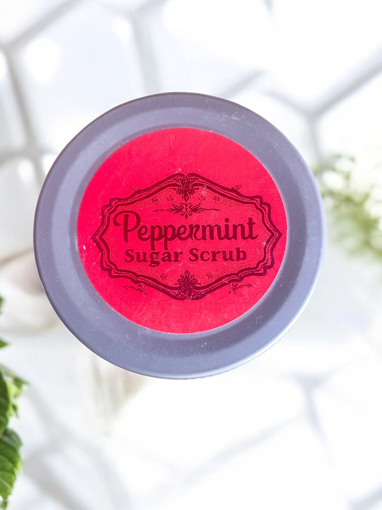 Peppermint Tallow Sugar Scrub - 4oz. Jar