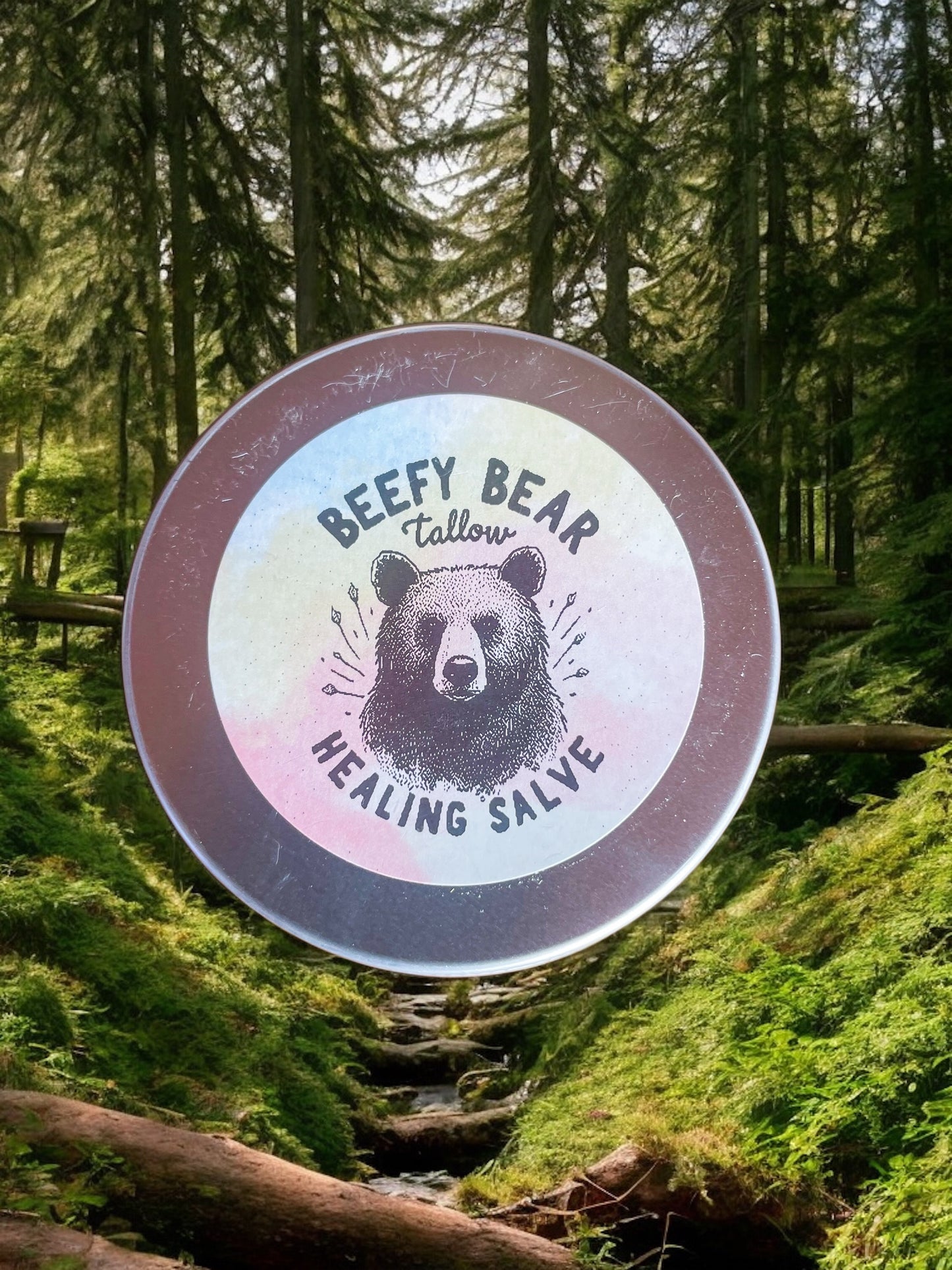 Beefy Bear Tallow Healing Salve - 2oz. Tin
