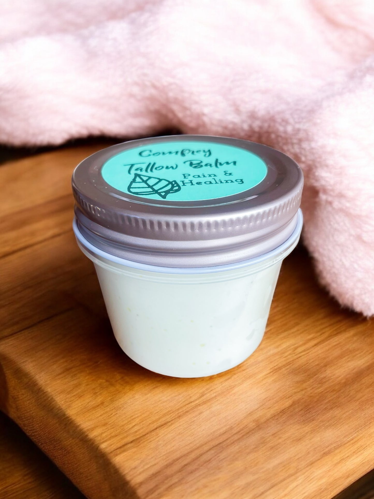 Comfrey-infused Tallow Balm - 4oz. Jar