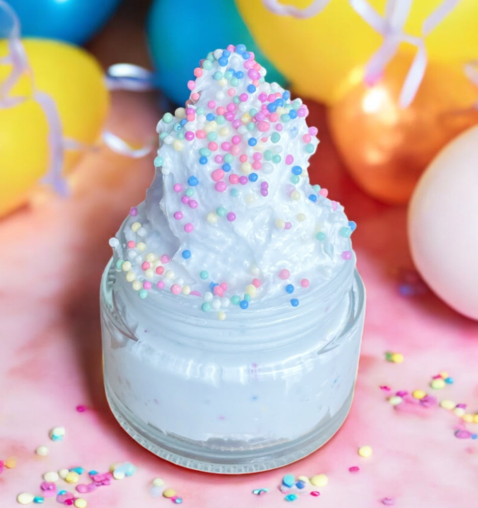 “Birthday Cake” Tallow Sugar Scrub for lips & hands - 1.1oz