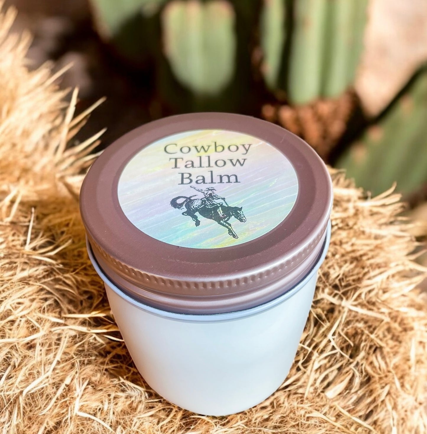 Cowboy Tallow Lotion - 8oz. Jar