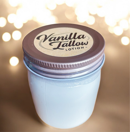 Vanilla Tallow Lotion - 8oz. Jar