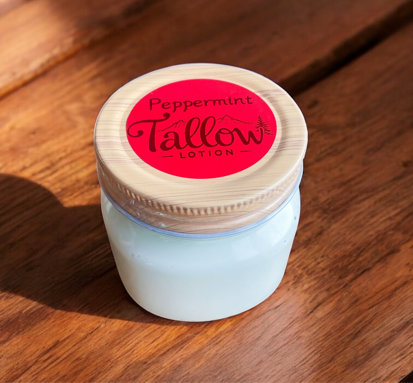 Peppermint Tallow Lotion - 8oz. Jar