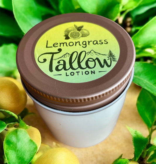 Lemongrass Tallow Lotion - 8oz. Jar