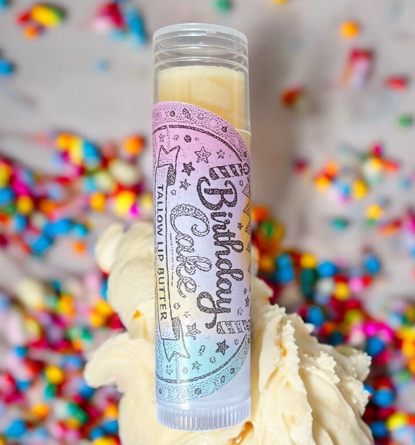 Birthday Cake Tallow Lip Butter
