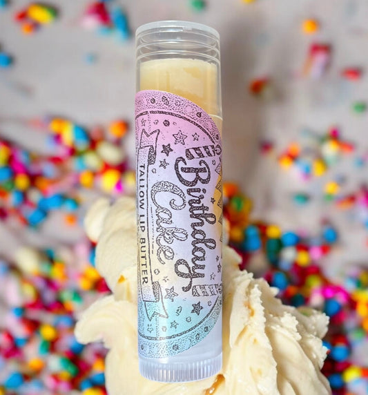 Birthday Cake Tallow Lip Butter
