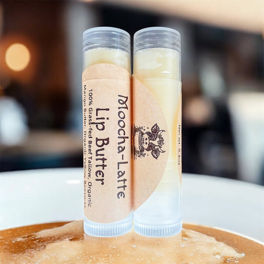 “Moocha-Latte” Coffee-Inspired Tallow Lip Butter 0.3oz