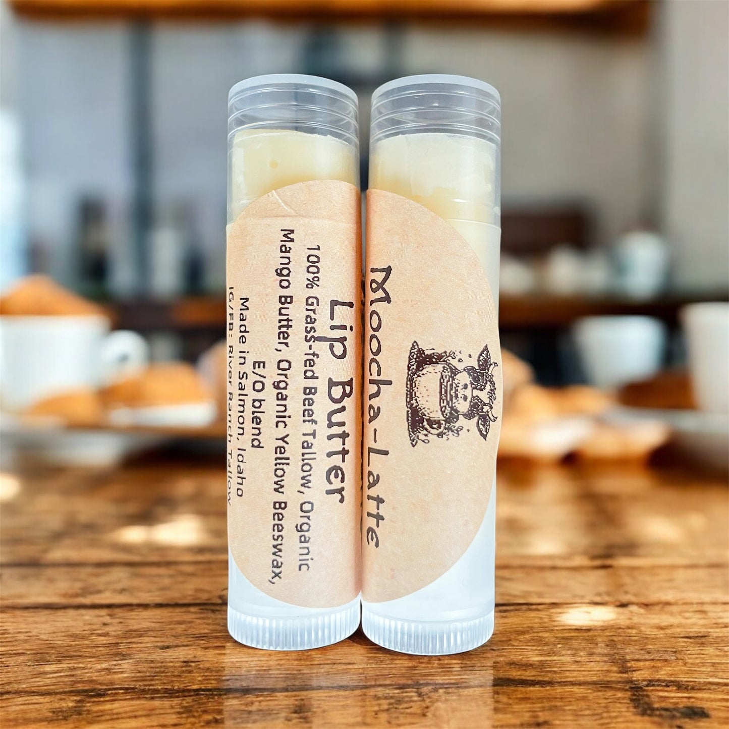“Moocha-Latte” Coffee-Inspired Tallow Lip Butter 0.3oz