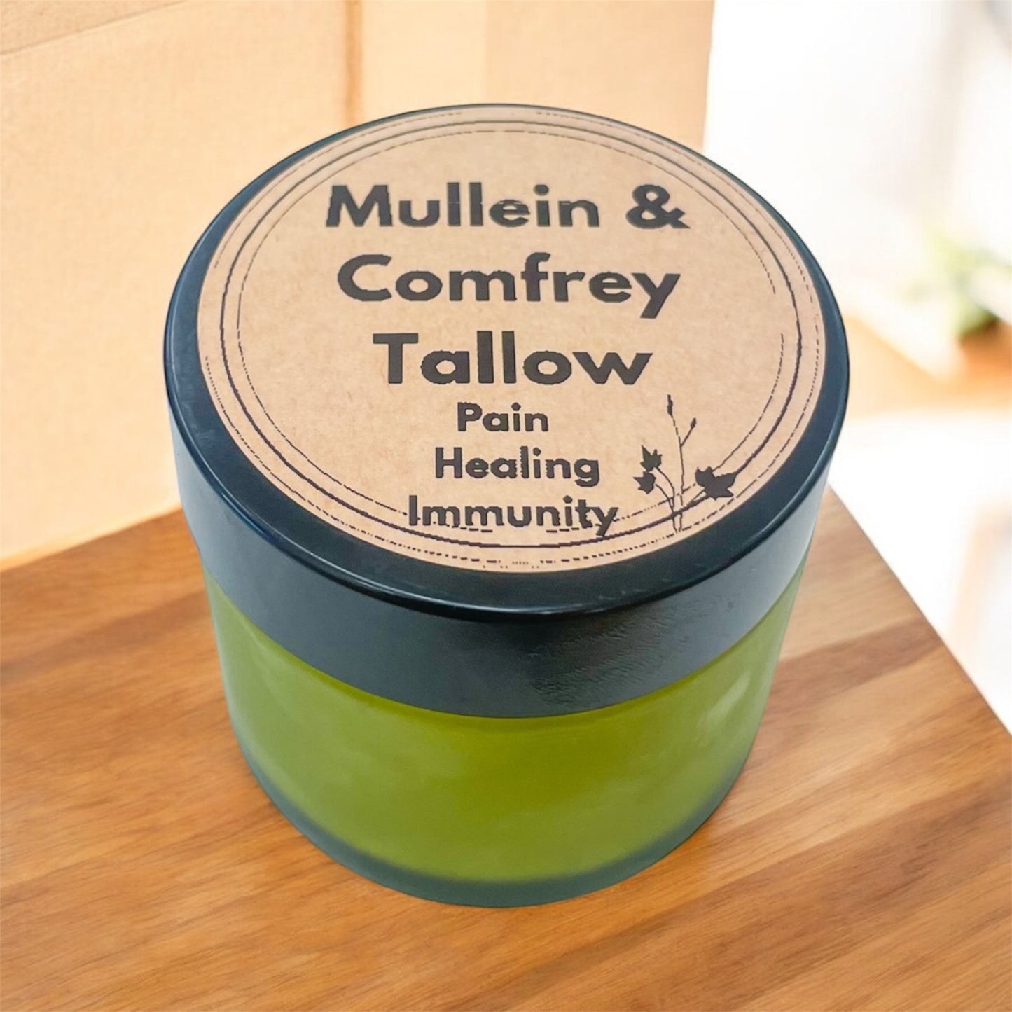 Mullein & Comfrey Tallow Balm - 2oz Jar