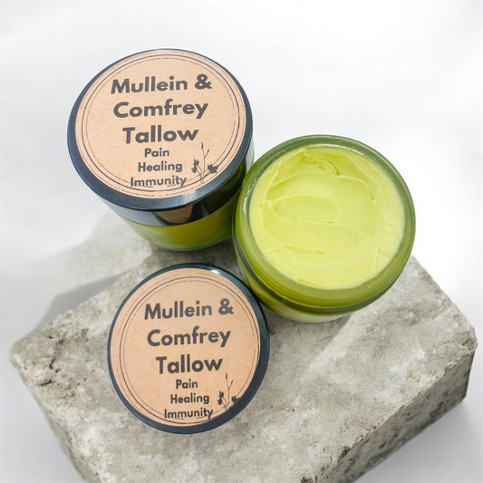 Mullein & Comfrey Tallow Balm - 2oz Jar